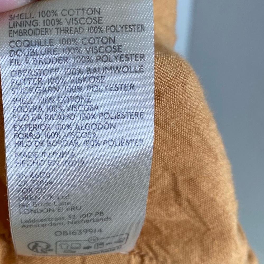 Anthro Cotton Dress - Picture 8 of 13